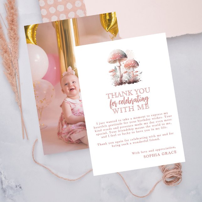 Fotofödelsedagskalas - tack för ditt kort (Skapare uppladdad)