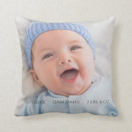 Fotofödelsetalen Keepsaké Home Decor Kudde