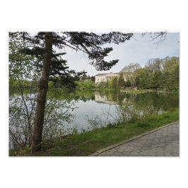 Fotoförstoring av japansk trädgård fototryck