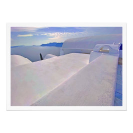 Fotoförstoring Grekland santorini  Fototryck
