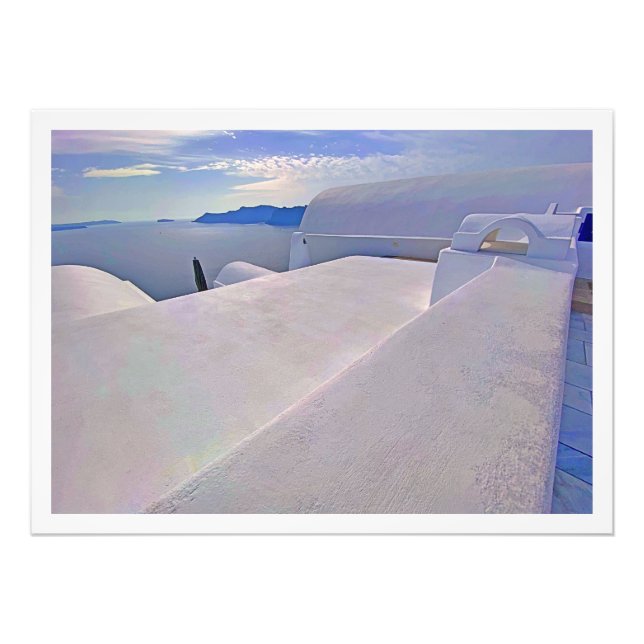 Fotoförstoring Grekland santorini  Fototryck (Framsidan)