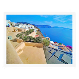 Fotoförstoring Grekland santorini  Fototryck