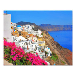 Fotoförstoring Grekland santorini  Fototryck