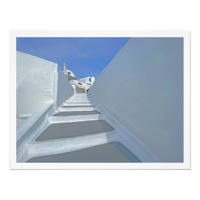 Fotoförstoring Grekland santorini  Fototryck (Framsidan)