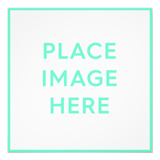 Fotoförstoringstorget Poster - 24 x 24 tum (Framsidan)