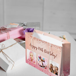 Fotofoto från rosa ros guld