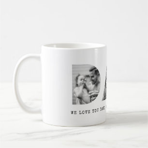 Fotofoto pappa Lycklig Fars dag Kaffemugg