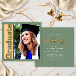 Fotofoto Studenten Student Party Inbjudningar