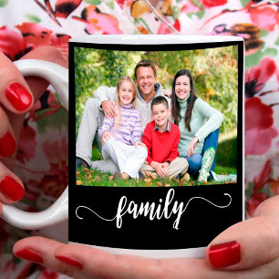 Fotofotomall för familj Mugg
