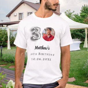 Fotofotot 30års födelsedag silver t shirt