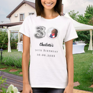 Fotofotot 30års födelsedag silver t shirt