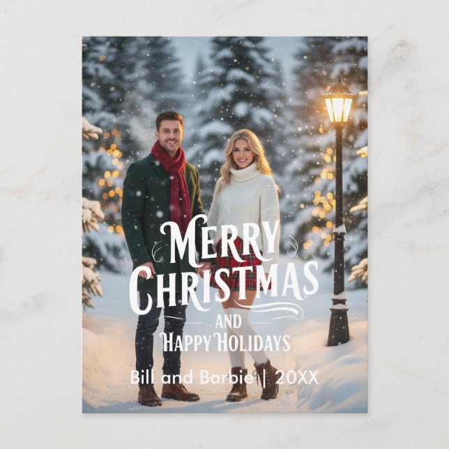 Fotofronten god jul/Glad helg Par (Framsida)