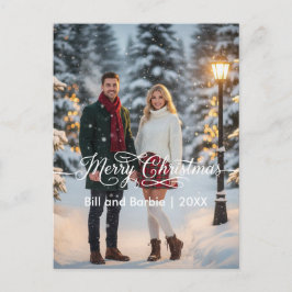 Fotofronten god jul Par Helg Vykort