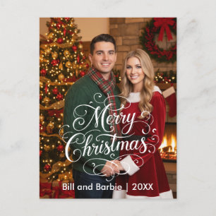 Fotofronten God jul Par Helg Vykort