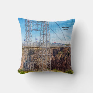 Fotofyllning av royal Gorge Bridge-sida Kudde