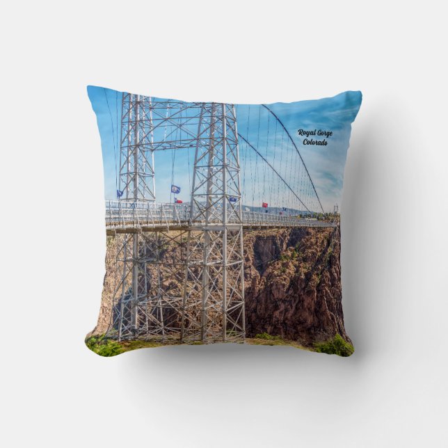 Fotofyllning av royal Gorge Bridge-sida Kudde (Framsida)
