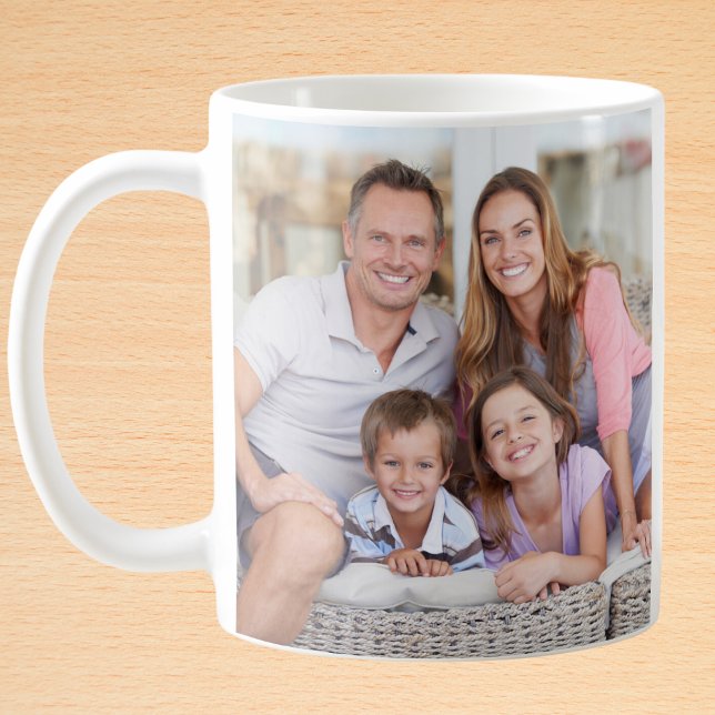 Fotogalleri i modern familj kaffemugg (Skapare uppladdad)
