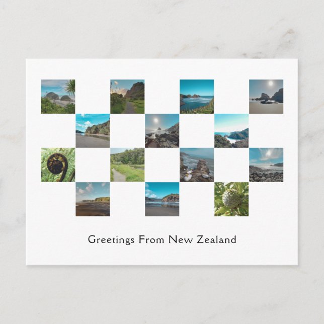 Fotogalleriet i Best Family Helgdag Checker Vykort (Framsida)