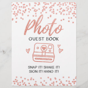 Fotogäst bok Bröllop-tecken