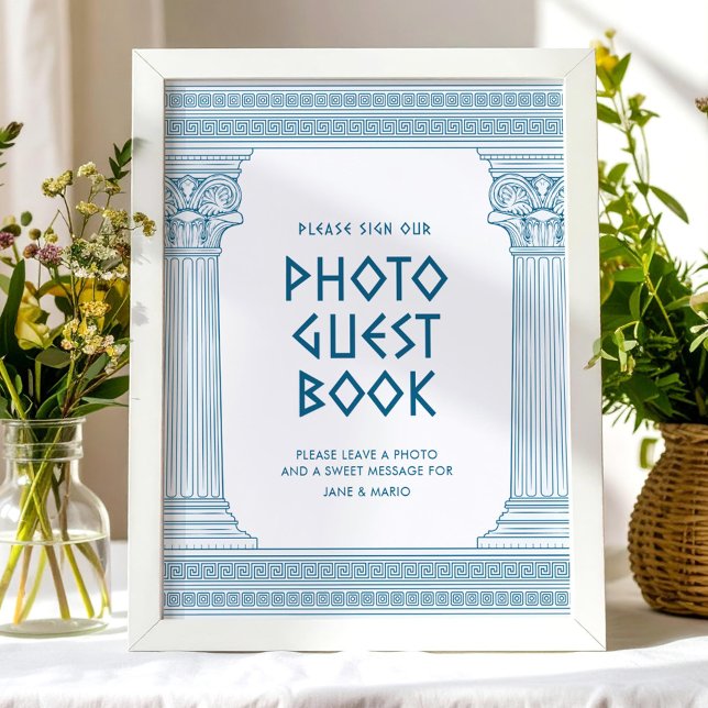 Fotogäst-bok-tecken för händelse av antika händels poster (Skapare uppladdad)
