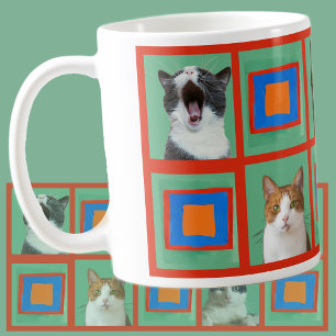 Fotogåva för Cat Lovers av Cute Roligt Personlig Mugg