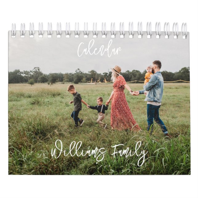 Fotogåva för personlig-familjen kalender (Omslag)