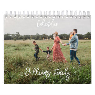 Fotogåva för personlig-familjen kalender
