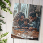 Fotogåva från Family Natt-Personligen Pussel<br><div class="desc">Den här designen kan vara personlig i det område som tillhandahålls genom att ändra fotot och/eller text. Du kan också anpassa den genom att klicka på Anpassa den här mallen och sedan välja klicka för att anpassa ytterligare alternativ och ta bort eller ändra färg i bakgrunden, lägga till text, ändra...</div>