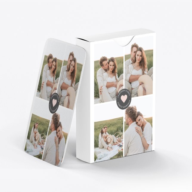 Fotogåva från Modern Collage Personlig Family Foto Casinokort (Skapare uppladdad)