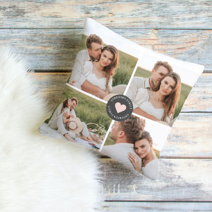 Fotogåva från Modern Collage Personlig Family Foto Kudde