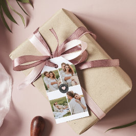 Fotogåva från Modern Collage Personlig Family Foto Presentetikett