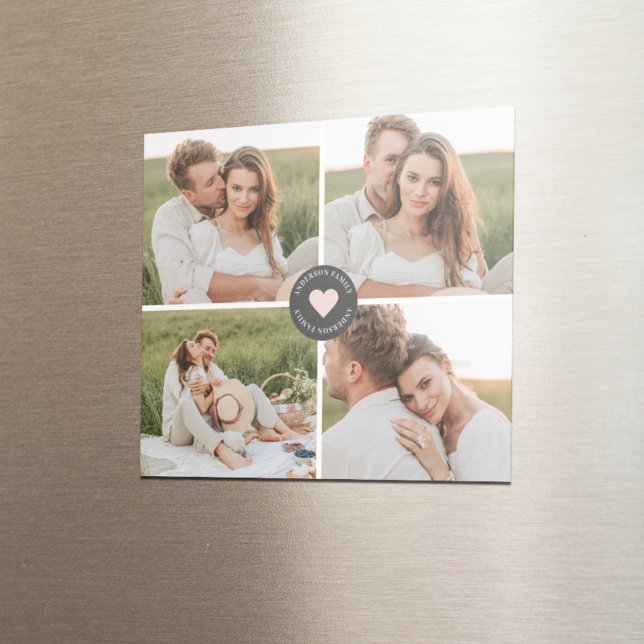 Fotogåva från Modern Collage Personlig Family Magnet (Skapare uppladdad)