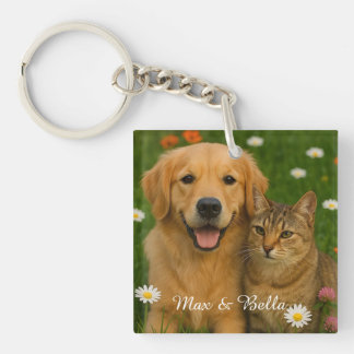 Fotogåvor av typen Pet Friends Pappa Cat Mamma Blo