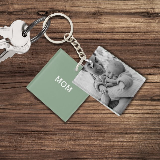 Fotogåvor från Family Photo Keychain Anpassningsba (Family Photo Custom Keychain Gifts for Mom)