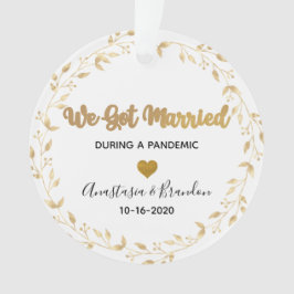 Fotogift guld Löv gift under pandemijulen