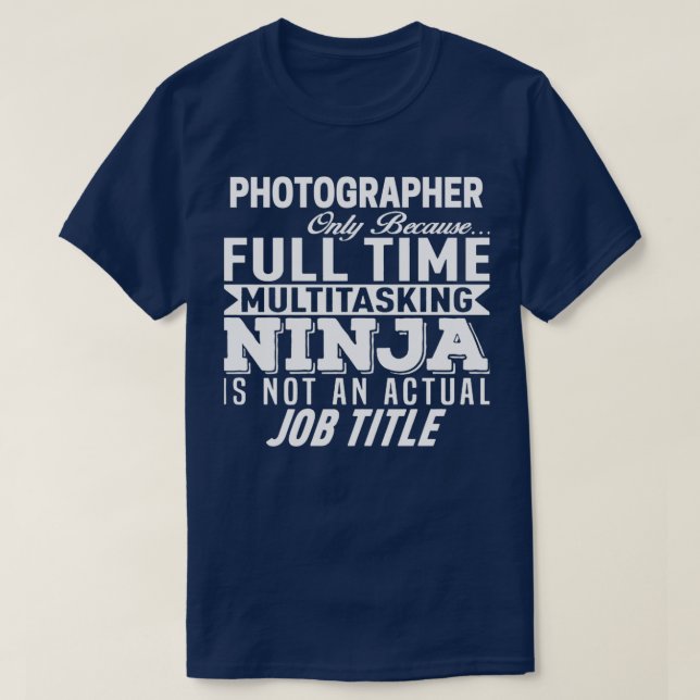 Fotograf (2) t shirt (Design framsida)