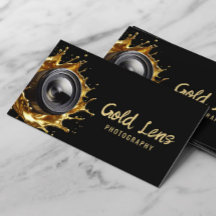 Fotograf Abstrakt Guld Lens Modern Photography