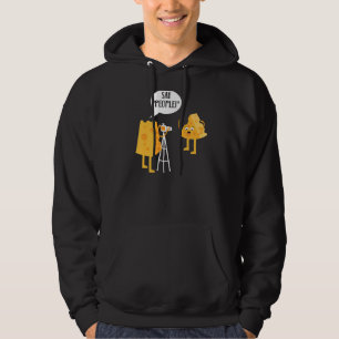 Fotograf Cheesy Mozzarella Cheddar Camera 1 Hoodie