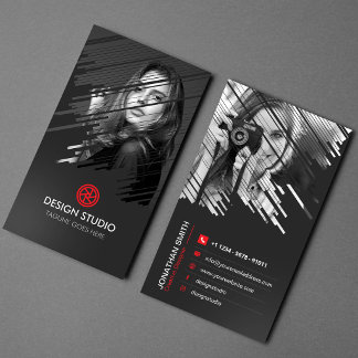 Fotograf, Designstudio, Fotokreativitet Visitkort