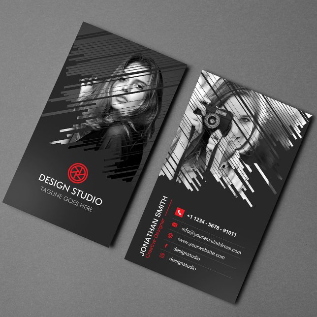 Fotograf, Designstudio, Fotokreativitet Visitkort (Skapare uppladdad)