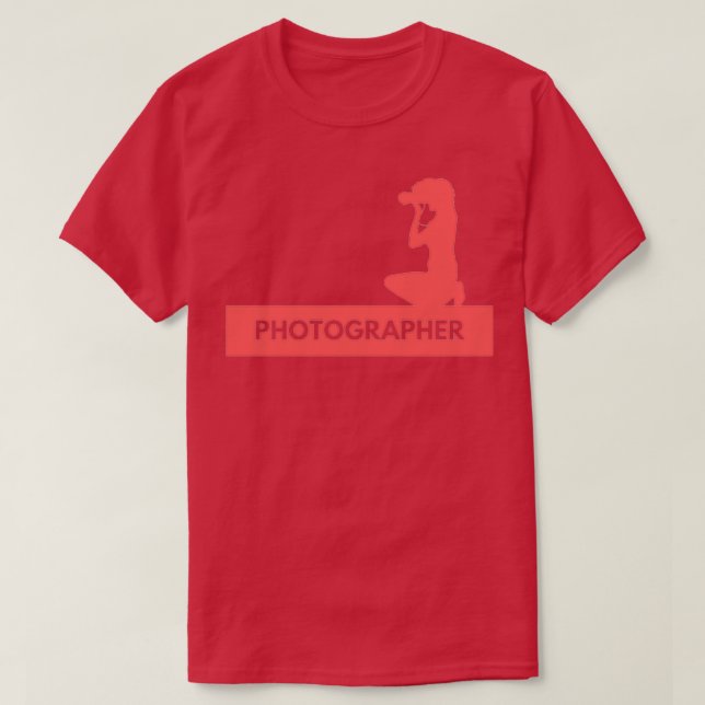 Fotograf Female  T Shirt (Design framsida)