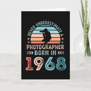 Fotograf, född 1968, 60:e födelsedagspresent kort
