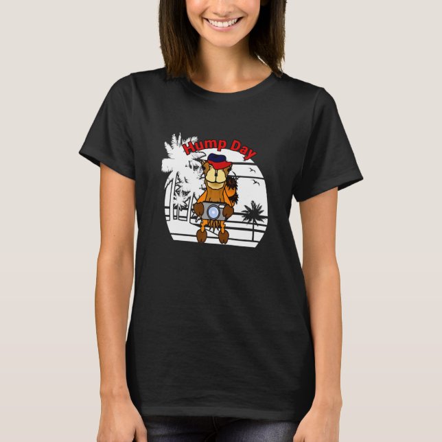 Fotograf för dagsljus av lägst kamel t shirt (Framsida)