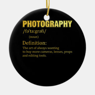 Fotograf för definition av fotografi julgransprydnad keramik