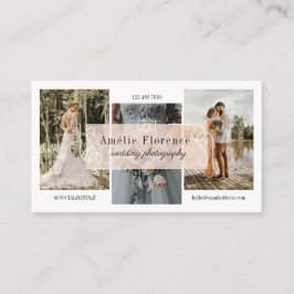 Fotograf för klassens Rulla Rosa Namnskylt Bröllop Visitkort