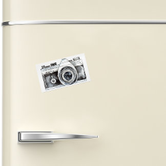 Fotograf för Professionell av vattenfärgskamera Magnetiska Visitkort