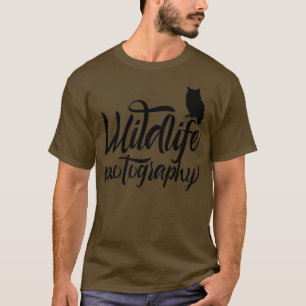 Fotograf för vilda djur (2) t shirt