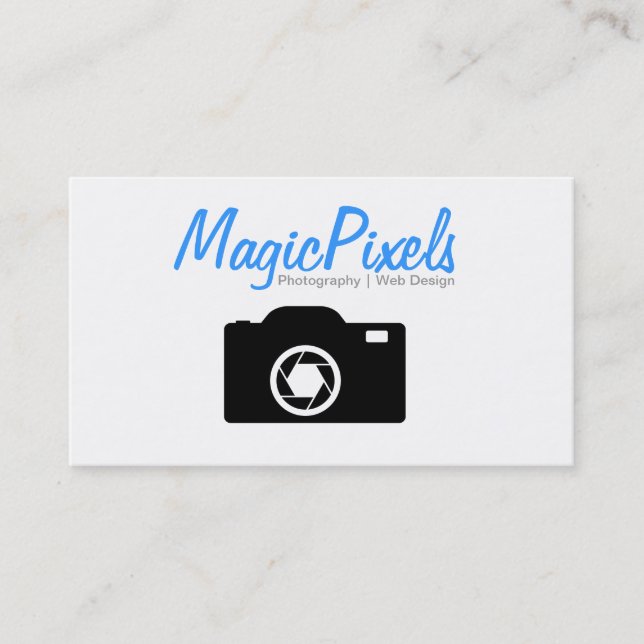 Fotograf för webben Designer Visitkort (Framsida)