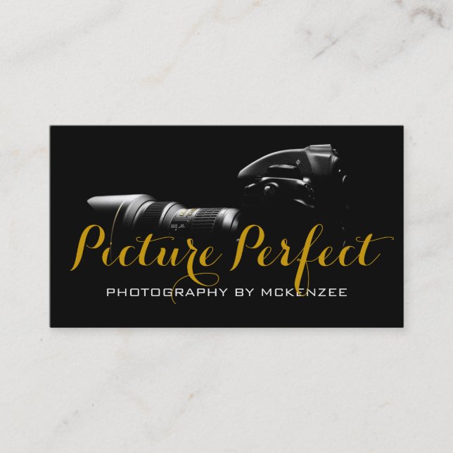 Fotograf,Fotografi, Kamera-Affärskort Visitkort (Framsida)