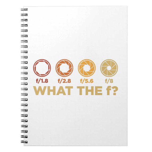 Fotograf | Fotografigåva för kameravård Anteckningsbok (Framsidan)